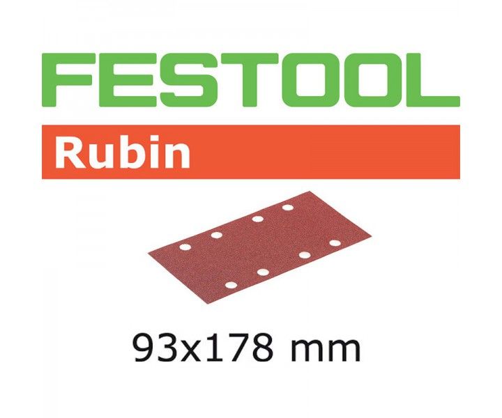 Фото Материал шлифовальный Festool Rubin II P 100, компл. из 50 шт. STF 93X178/8 P100 RU2/50 в интернет-магазине ToolHaus.ru